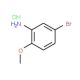 5-Bromo-2-methoxyaniline hydrochloride (CAS 1072945-54-0) - chemical structure image