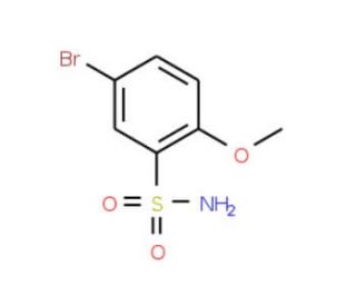 5-Bromo-2-methoxybenzenesulphonamide (CAS 23095-14-9) - chemical structure image