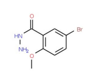 5-Bromo-2-methoxybenzohydrazide - chemical structure image