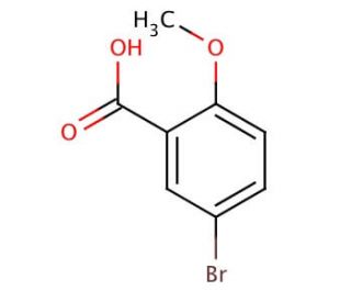 5-Bromo-2-methoxybenzoic acid (CAS 2476-35-9) - chemical structure image