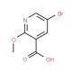 5-Bromo-2-methoxynicotinic acid (CAS 54916-66-4) - chemical structure image