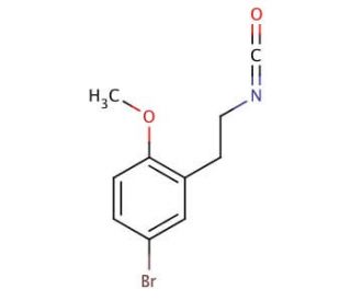 5-Bromo-2-methoxyphenethyl isocyanate (CAS 480439-04-1) - chemical structure image