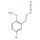 5-Bromo-2-methoxyphenethyl isocyanate (CAS 480439-04-1) - chemical structure image