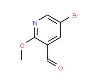 5-Bromo-2-methoxypyridine-3-carboxaldehyde (CAS 103058-87-3) - chemical structure image