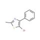 5-Bromo-2-methyl-4-phenyl-1,3-thiazole (CAS 78502-81-5) - chemical structure image