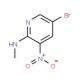 5-Bromo-2-methylamino-3-nitropyridine (CAS 70232-59-6) - chemical structure image