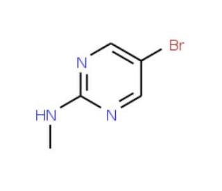 5-Bromo-2-(methylamino)pyrimidine (CAS 31402-54-7) - chemical structure image