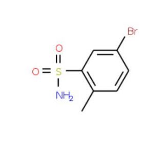 5-bromo-2-methylbenzenesulfonamide (CAS 56919-16-5) - chemical structure image