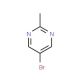 5-Bromo-2-methylpyrimidine (CAS 7752-78-5) - chemical structure image