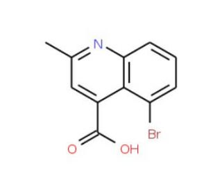5-bromo-2-methylquinoline-4-carboxylic acid - chemical structure image