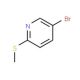 5-Bromo-2-(methylthio)pyridine (CAS 51933-78-9) - chemical structure image