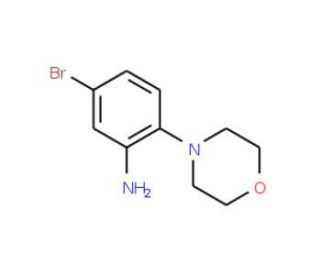 5-bromo-2-morpholin-4-ylaniline (CAS 91062-48-5) - chemical structure image
