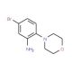 5-bromo-2-morpholin-4-ylaniline (CAS 91062-48-5) - chemical structure image