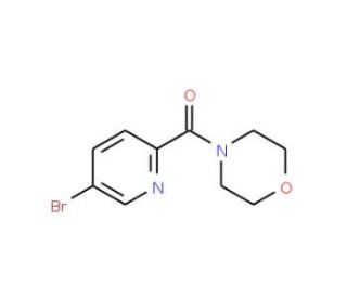 5-Bromo-2-(morpholin-4-ylcarbonyl)pyridine (CAS 957063-06-8) - chemical structure image