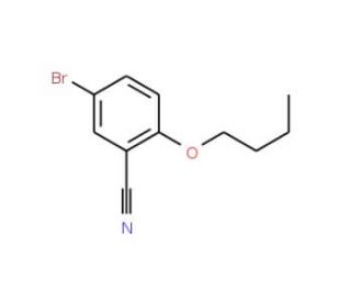 5-Bromo-2-n-butoxybenzonitrile (CAS 515845-97-3) - chemical structure image