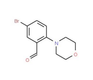 5-Bromo-2-(N-morpholino)-benzaldehyde (CAS 742099-65-6) - chemical structure image