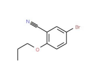 5-Bromo-2-n-propoxybenzonitrile (CAS 279262-21-4) - chemical structure image