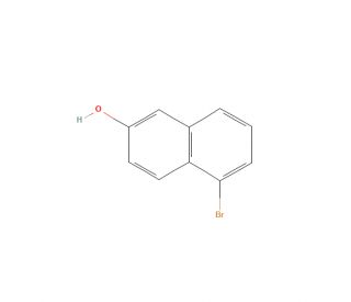 5-Bromo-2-naphthalenol (CAS 116632-05-4) - chemical structure image