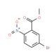 5-Bromo-2-nitro-benzoic acid methyl ester (CAS 883554-93-6) - chemical structure image