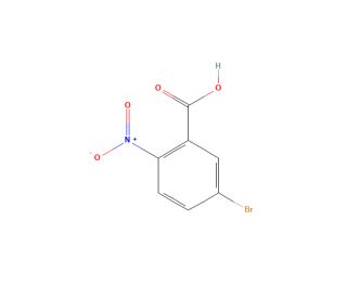 5-Bromo-2-nitrobenzoic acid (CAS 6950-43-2) - chemical structure image
