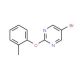 5-bromo-2-(o-tolyloxy)pyrimidine (CAS 73267-74-0) - chemical structure image