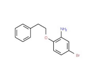 5-Bromo-2-(phenethyloxy)aniline - chemical structure image