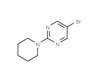5-Bromo-2-(piperidin-1-yl)pyrimidine (CAS 57356-64-6) - chemical structure image