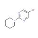 5-Bromo-2-(piperidin-1-yl)pyrimidine (CAS 57356-64-6) - chemical structure image