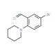 5-Bromo-2-piperidinobenzenecarbaldehyde (CAS 742099-33-8) - chemical structure image