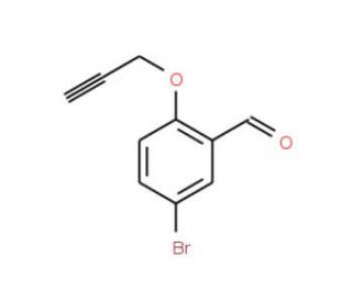 5-bromo-2-(prop-2-ynyloxy)benzaldehyde (CAS 122835-14-7) - chemical structure image