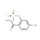 5-Bromo-2-propionylphenyl methanesulfonate (CAS 215815-08-0) - chemical structure image