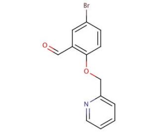 5-bromo-2-(pyridin-2-ylmethoxy)benzaldehyde - chemical structure image