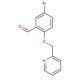 5-bromo-2-(pyridin-2-ylmethoxy)benzaldehyde - chemical structure image
