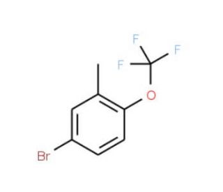 5-Bromo-2-trifluoromethoxytoluene (CAS 887268-26-0) - chemical structure image