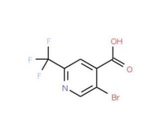 5-Bromo-2-(trifluoromethyl)pyridine-4-carboxylicacid - chemical structure image