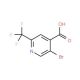 5-Bromo-2-(trifluoromethyl)pyridine-4-carboxylicacid - chemical structure image