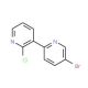 5-Bromo-2′-chloro-2,3′-bipyridine (CAS 942205-99-4) - chemical structure image