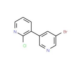 5-Bromo-2&prime;-chloro-3,3&prime;-bipyridine (CAS 942206-00-0) - chemical structure image