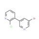 5-Bromo-2′-chloro-3,3′-bipyridine (CAS 942206-00-0) - chemical structure image