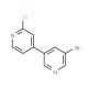 5-Bromo-2′-chloro-3,4′-bipyridine (CAS 942206-01-1) - chemical structure image