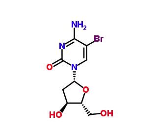 5-Bromo-2&prime;-deoxycytidine (CAS 1022-79-3) - chemical structure image