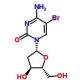 5-Bromo-2′-deoxycytidine (CAS 1022-79-3) - chemical structure image