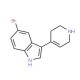 5-Bromo-3-(1,2,3,6-tetrahydro-4-pyridinyl)-1H-indole (CAS 127792-80-7) - chemical structure image