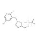 5-Bromo-3-((3-((tert-butyldimethylsilyloxy)methyl)pyrrolidin-1-yl)methyl)-2-chloropyridine - chemical structure image