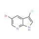 5-Bromo-3-chloro-7-azaindole (CAS 951626-91-8) - chemical structure image