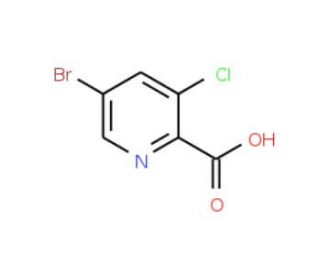 5-Bromo-3-chloropyridine-2-carboxylic acid (CAS 1189513-51-6) - chemical structure image