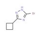 5-bromo-3-cyclobutyl-1H-1,2,4-triazole - chemical structure image