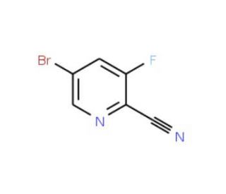5-Bromo-3-fluoropyridine-2-carbonitrile (CAS 886373-28-0) - chemical structure image