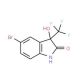 5-bromo-3-hydroxy-3-(trifluoromethyl)-2,3-dihydro-1H-indol-2-one - chemical structure image