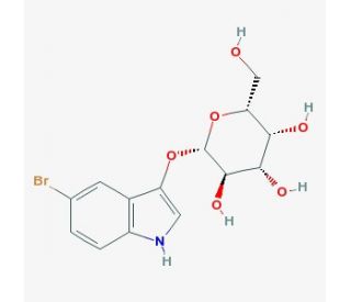 5-Bromo-3-indolyl &beta;-D-galactopyranoside (CAS 97753-82-7) - chemical structure image